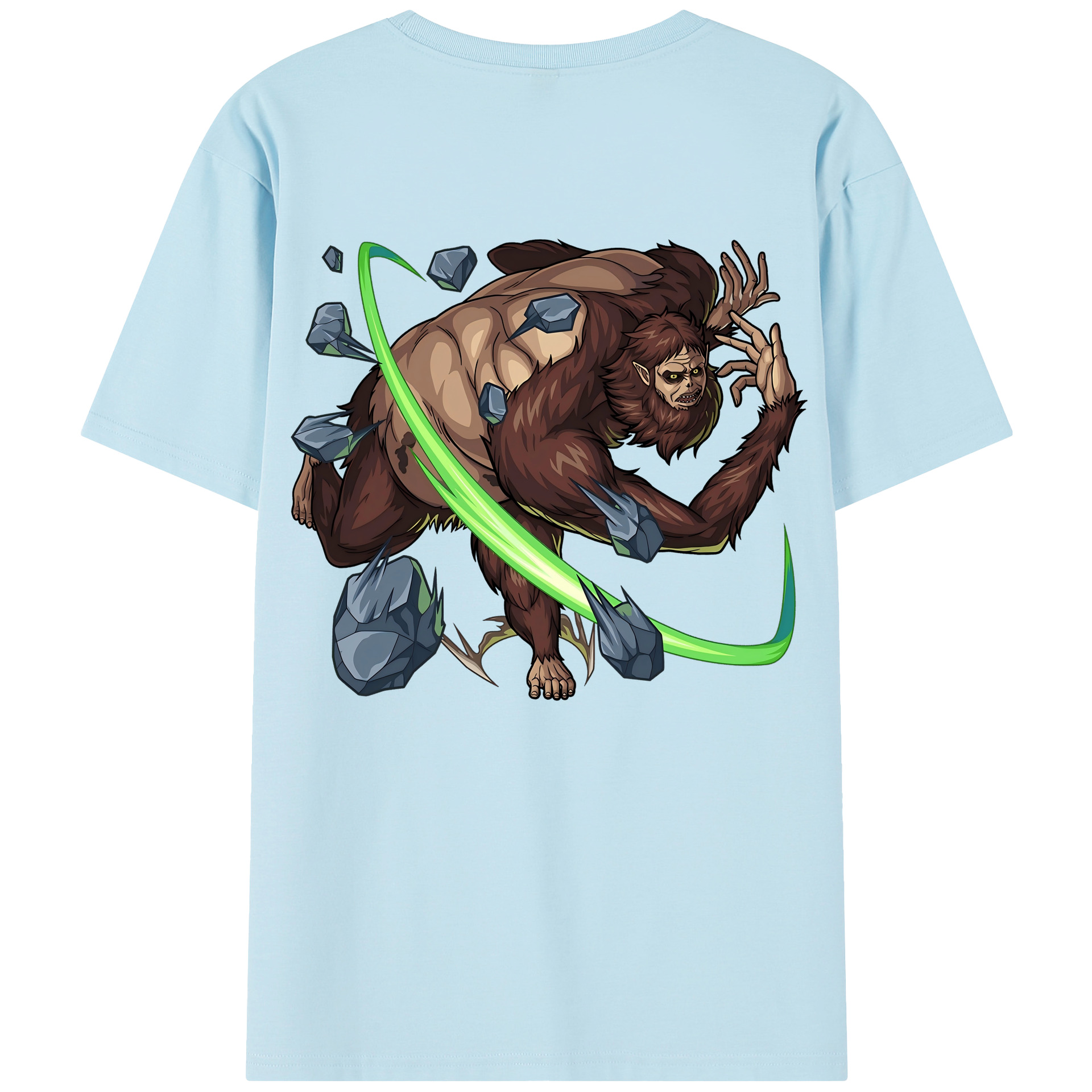 （画像用） 進撃の巨人 Attack on Titan 綿100％半袖Tシャツ（背面プリント）
